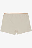 Breeze Kız Çocuk Boxer Yılbaşı Temalı Penguen Baskılı 5-11 Yaş, Bej