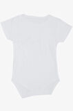 Breeze Erkek Bebek Çıtçıtlı Zıbın Şapkalı Zürafacık Baskılı 9 Ay-3 Yaş, Beyaz