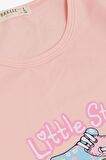 BREEZE Kız Çocuk Taytlı Takım Renkli Ayakkabı Baskılı 5-10 Yaş, Pembe