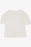 Breeze Kız Çocuk Crop Tişört Göbek Dekolte Detaylı 8-14 Yaş, Ekru