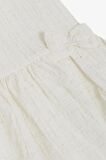 Breeze Kız Çocuk Elbise Fiyonklu Kolları Fırfırlı 3-7 Yaş, Ekru