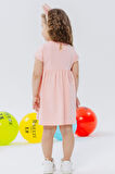 Breeze Kız Çocuk Elbise Sevimli Ayıcık Baskılı 1.5-5 Yaş, Pembe