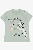 Breeze Erkek Bebek Tişört Sevimli Hayvancıklar Baskılı 9 Ay-3 Yaş, Mint Yeşili