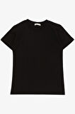 Breeze Erkek Çocuk Tişört Basic 4-8 Yaş, Siyah