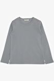 BREEZE Erkek Çocuk Uzun Kollu Tişört Basic 9-14 Yaş, Gri