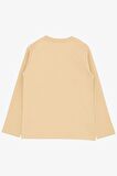 BREEZE Erkek Çocuk Uzun Kollu Tişört Basic 4-8 Yaş, Krem