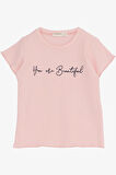 Breeze Kız Çocuk Taytlı Takım Yazı Baskılı 1.5-5 Yaş, Pembe