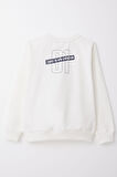 Breeze Erkek Çocuk Sweatshirt Yazı Baskılı 4-8 Yaş, Ekru