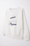 Breeze Erkek Çocuk Sweatshirt Yazı Baskılı 4-8 Yaş, Ekru
