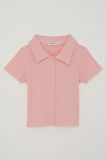 Breeze Kız Çocuk Tişört Crop Çıtçıtlı Fitilli 9-14 Yaş, Pembe