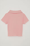 Breeze Kız Çocuk Tişört Crop Çıtçıtlı Fitilli 9-14 Yaş, Pembe
