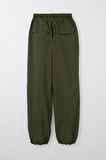 Breeze Kız Çocuk Paraşüt Jogger Paça Pantolon 6-12 Yaş, Haki Yeşil