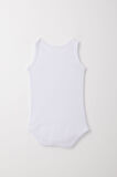 Breeze Erkek Bebek Çıtçıtlı Atlet Zıbın Body Jakarlı Kalp Desenli 9 Ay-3 Yaş, Beyaz
