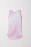 Breeze Kız Bebek Atlet Zıbın Body Çizgili 9 Ay-3 Yaş, Pembe