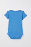 Breeze Erkek Bebek Çıtçıtlı Zıbın Body Basic 9 Ay-3 Yaş, Mavi