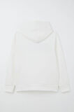 Breeze Erkek Çocuk Sweatshirt Yazı Baskılı Kanguru Cepli Kapüşonlu 8-14 Yaş, Beyaz