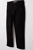 Breeze Erkek Çocuk Pantolon Gabardin Basic 3-7 Yaş, Siyah