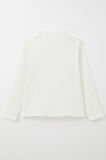 Breeze Kız Çocuk Uzun Kollu Tişört Tül Fiyonk Armalı 8-14 Yaş, Ekru