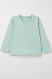 Breeze Erkek Bebek Uzun Kollu Tişört Basic 9 Ay-3 Yaş, Mint Yeşili