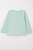 Breeze Erkek Bebek Uzun Kollu Tişört Basic 9 Ay-3 Yaş, Mint Yeşili
