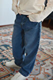 Breeze Erkek Çocuk Jean Pantolon Cepli Fermuarlı 10-14 Yaş, Mavi