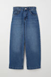 Breeze Erkek Çocuk Jean Pantolon Cepli Fermuarlı 10-14 Yaş, Mavi