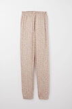 Breeze Kız Çocuk Pijama Takımı Bambu Çiçeği Desenli 9-12 Yaş, Bej