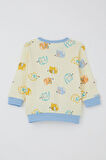 Breeze Erkek Bebek Pijama Takım Sevimli Fil Desenli 4 Ay-1 Yaş, Sarı