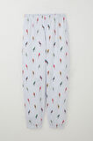 Breeze Kız Çocuk Pijama Takımı Papağan Neşesi 9-12 Yaş, Beyaz