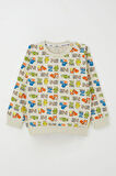 Breeze Erkek Bebek Eşofman Takım Zebra Macerası 9 Ay-3 Yaş, Krem