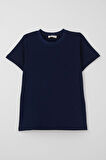 Breeze Erkek Çocuk Tişört Basic 4-14 Yaş, Lacivert