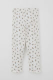 Breeze Kız Bebek Pijama Takımı Çiçek Desenli Omuzu Düğmeli 9 Ay-3 Yaş, Ekru