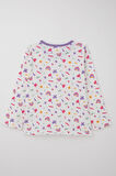 Breeze Kız Çocuk Pijama Takımı Baharın Renkleri 4-8 Yaş, Beyaz