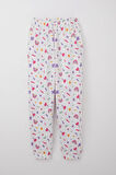 Breeze Kız Çocuk Pijama Takımı Baharın Renkleri 4-8 Yaş, Beyaz