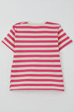 Breeze Kız Çocuk Tişört Patlı Çizgili 1-4 Yaş, Pembe