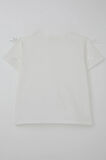 Breeze Kız Çocuk Tişört Fiyonk Aksesuar Detaylı 9-14 Yaş, Ekru