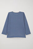 Breeze Erkek Çocuk Pijama Takımı Kare Desenli 4-8 Yaş, Mavi
