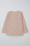 Breeze Kız Çocuk Pijama Takımı Renkli Minik Çiçek Desenli 4-8 Yaş, Pudra