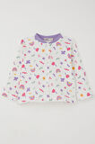 Breeze Kız Bebek Pijama Takımı Baharın Renkleri 4 Ay-1 Yaş, Beyaz