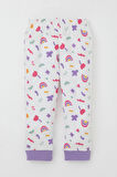 Breeze Kız Bebek Pijama Takımı Baharın Renkleri 4 Ay-1 Yaş, Beyaz