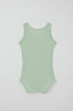 Breeze Kız Bebek Çıtçıtlı Atlet Zıbın Body Jakarlı 9 Ay-3 Yaş, Su Yeşili