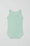 Breeze Erkek Bebek Çıtçıtlı Atlet Zıbın Body Basic 9 Ay-3 Yaş, Su Yeşili