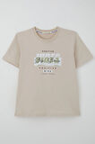 Breeze Erkek Çocuk Tişört Motivasyon Temalı & Sırt Kısmı Yazı Baskı Detaylı 9-16 Yaş, Bej