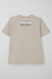 Breeze Erkek Çocuk Tişört Motivasyon Temalı & Sırt Kısmı Yazı Baskı Detaylı 9-16 Yaş, Bej