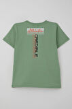 Breeze Erkek Çocuk Tişört Yazı Baskılı Sırt Kısmı Baskı Detaylı 10-16 Yaş, Mint Yeşili