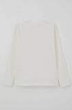 Breeze Kız Çocuk Uzun Kollu Tişört Fiyonk Aksesuarlı 8-12 Yaş, Ekru