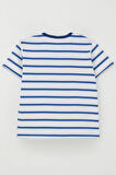 Breeze Erkek Çocuk Tişört Patlı Çizgili 1-4 Yaş, Beyaz
