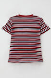 Breeze Erkek Çocuk Tişört Patlı Çizgili 1-4 Yaş, Kırmızı