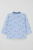 Breeze Erkek Bebek Pijama Takımı Sevimli Ayıcık Figürlü Yıldız Desenli 4 Ay-1 Yaş, Mavi