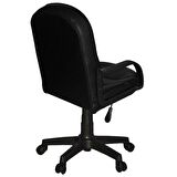 Türksit Manager Mini Çalışma Koltuğu Siyah